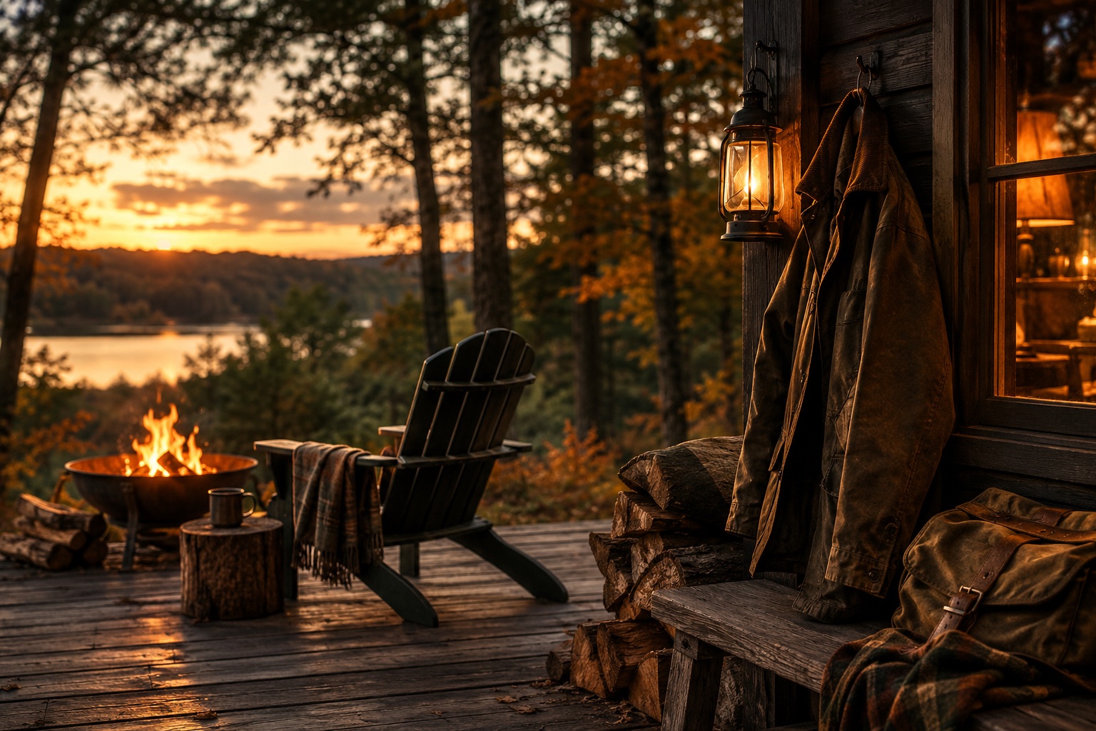 Around the fire