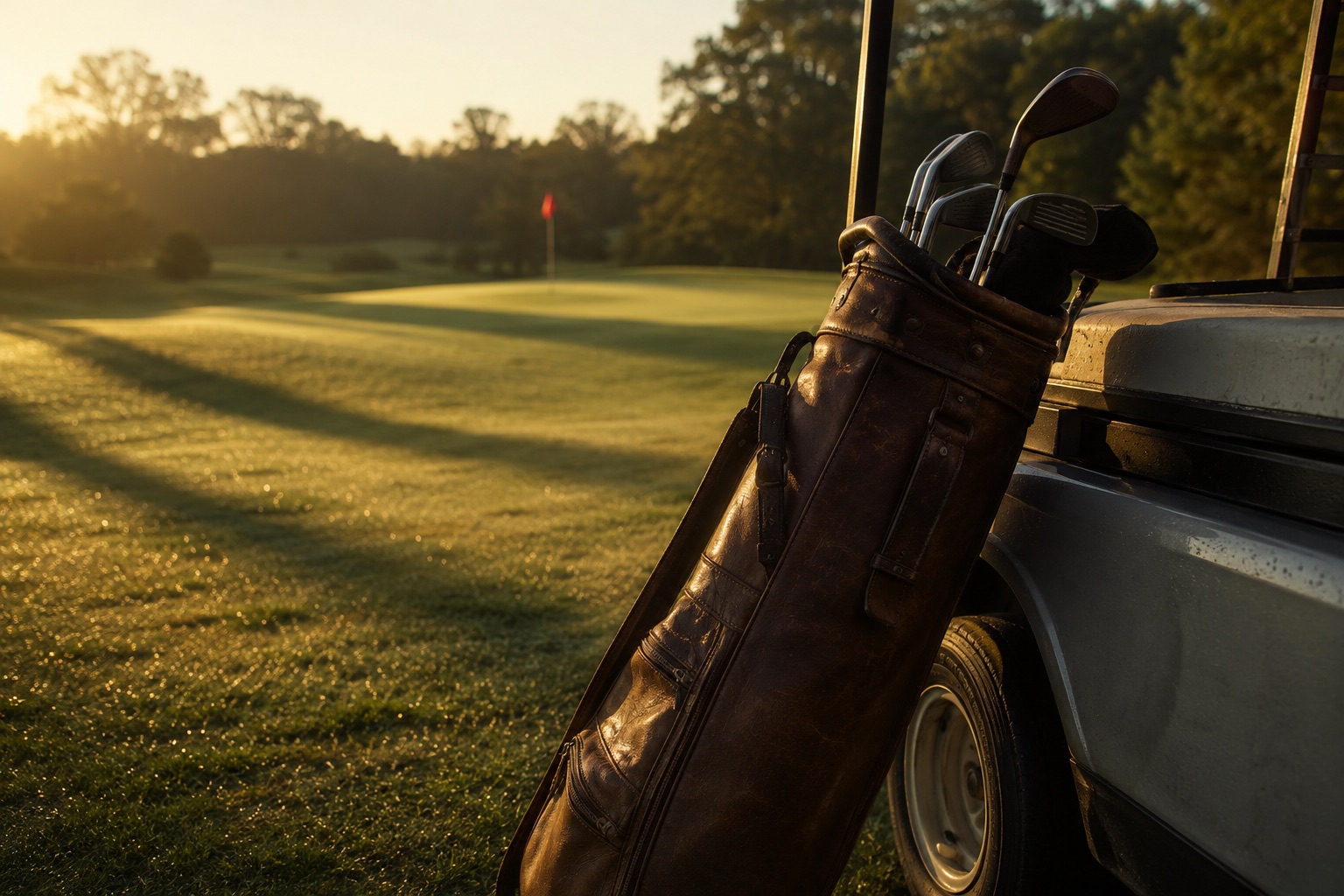 On the course